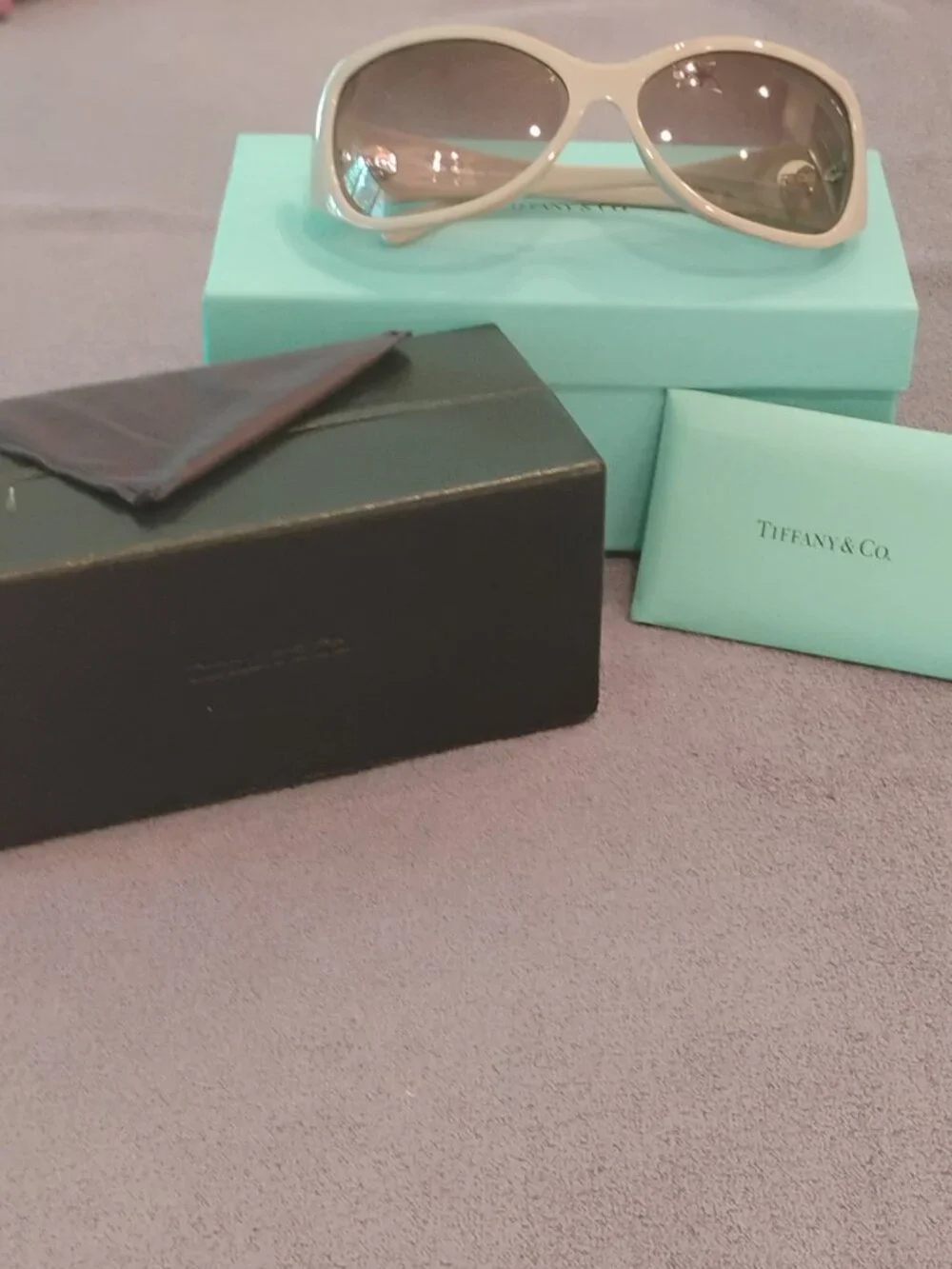 Tiffany & Co. grey framed sunglasses